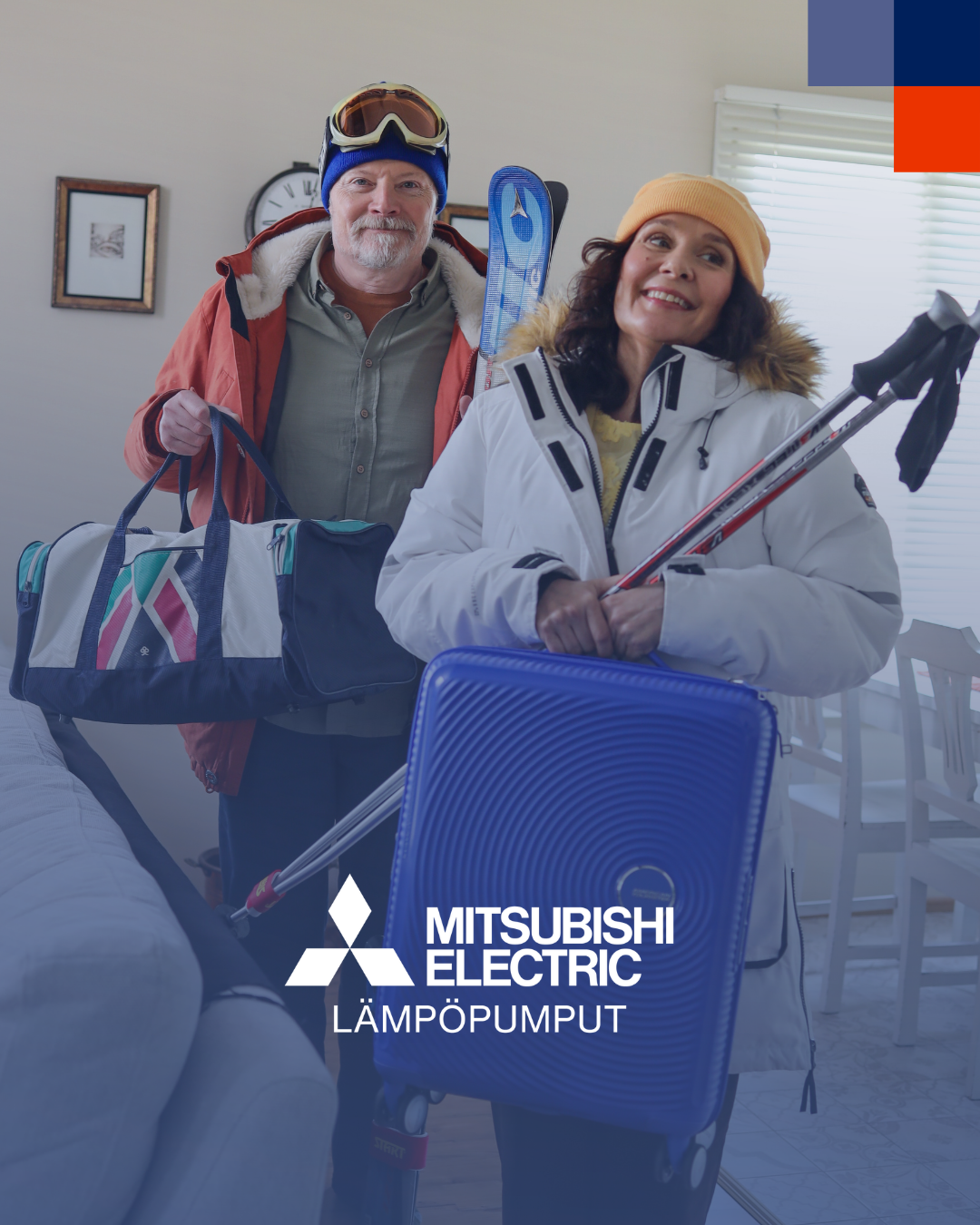 Hissu Mitsubishi Electricin ilmalämpöpumppukampanjassa